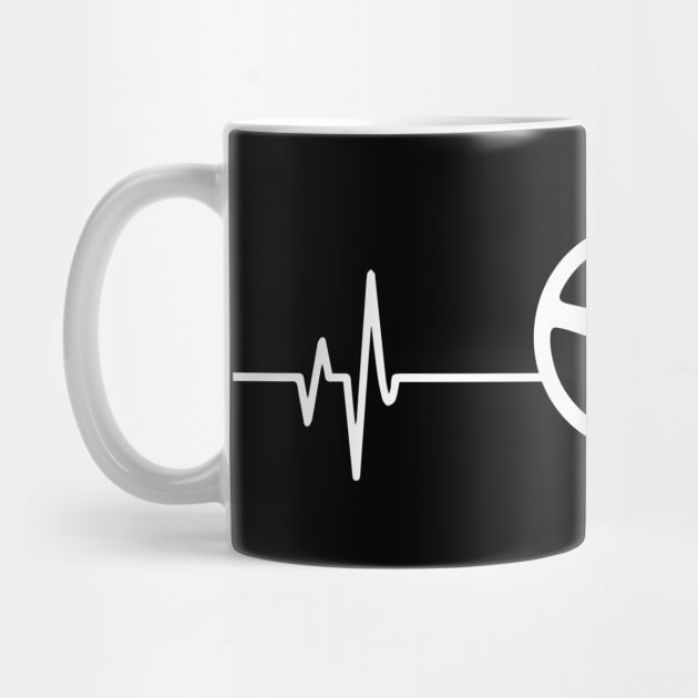 Car Race heartbeat - Cool Funny Driving Lover Gift by DnB